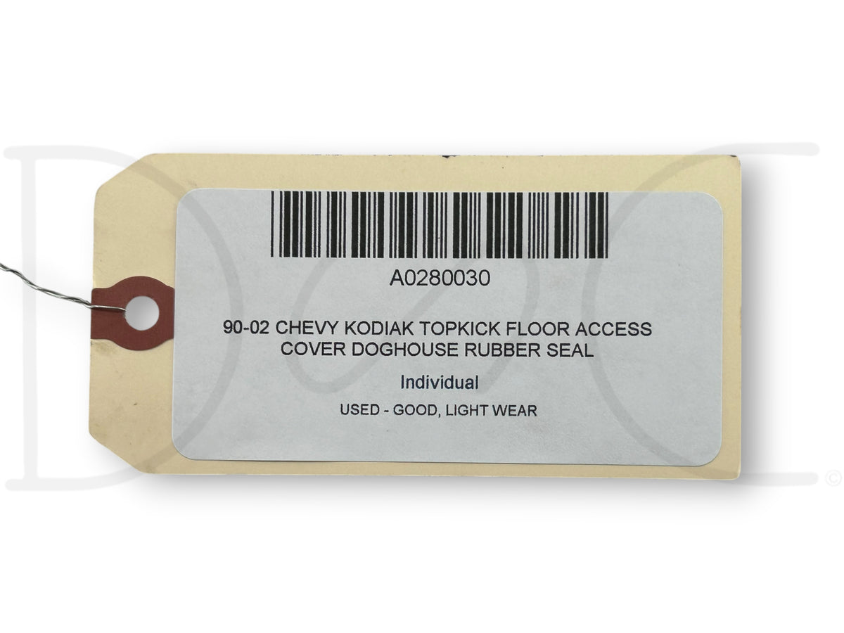 90-02 Chevy Kodiak Topkick Floor Access Cover Doghouse Rubber Seal Weatherstrip