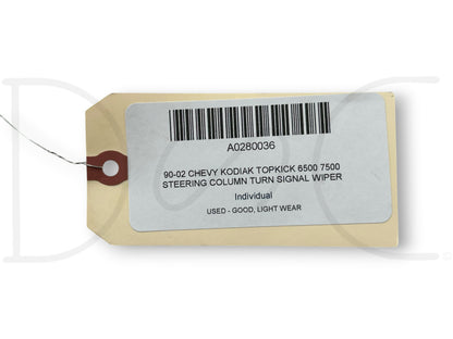 90-02 Chevy Kodiak Topkick 6500 7500 Steering Column Turn Signal Wiper Switch OE