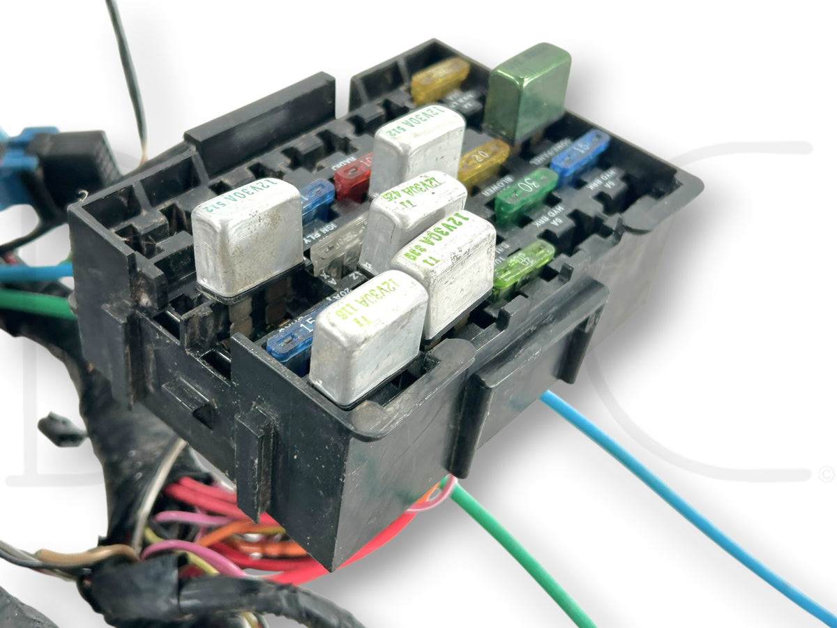 90-97 Chevy Kodiak Topkick Dash Dashboard Firewall Wiring Harness Fuse Relay Box