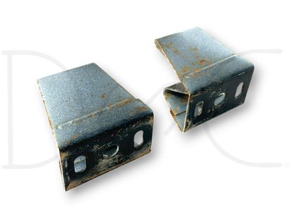 90-96 Chevy Kodiak Topkick Tilt Hood Support Rest Brackets OE Bracket Set