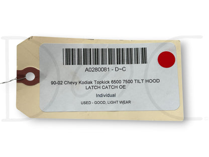 90-02 Chevy Kodiak Topkick 6500 7500 Tilt Hood Latch Catch OE