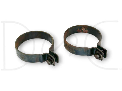 90-02 Chevy Kodiak Topkick Power Steering Fluid Reservoir Bracket Clamp Set
