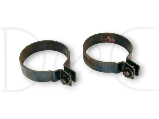 90-02 Chevy Kodiak Topkick Power Steering Fluid Reservoir Bracket Clamp Set