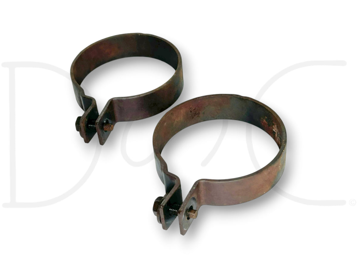 90-02 Chevy Kodiak Topkick Power Steering Fluid Reservoir Bracket Clamp Set