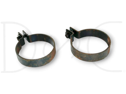 90-02 Chevy Kodiak Topkick Power Steering Fluid Reservoir Bracket Clamp Set