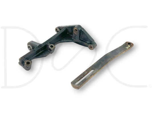 90-02 Chevy Kodiak Topkick 366 427 Bendix Air Compressor Mount Bracket Set