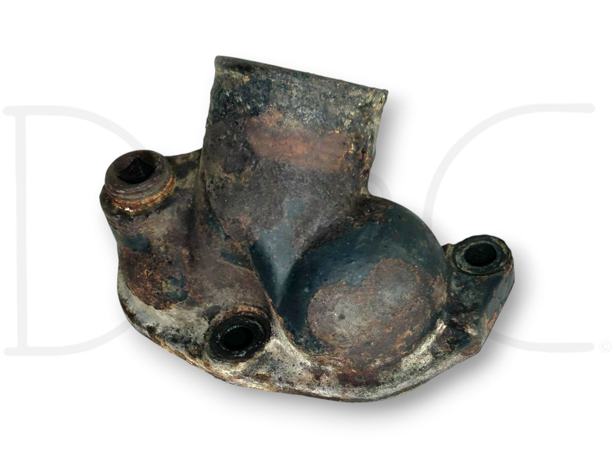 90-02 Chevy Kodiak Topkick 427 Dual Thermostat Housing Water Inlet Neck 14087498