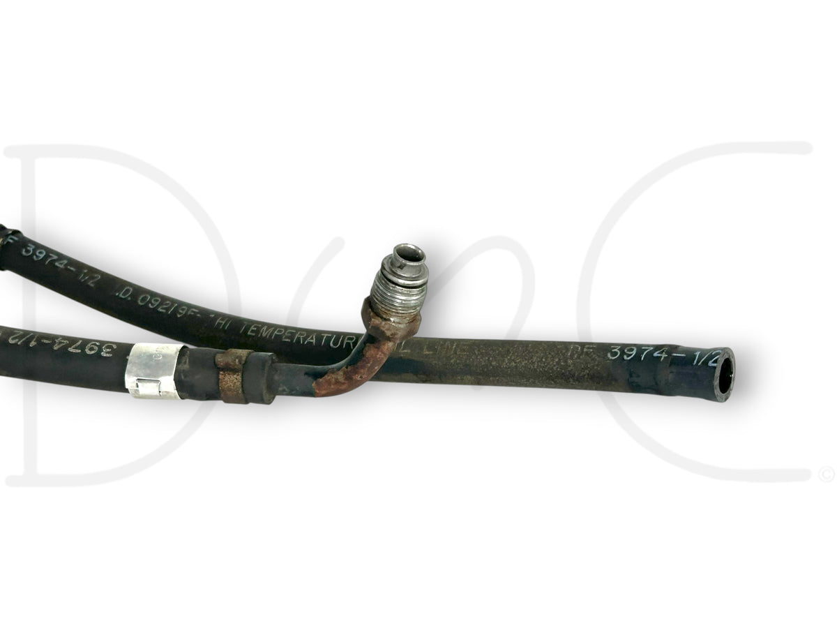 90-02 Chevy Kodiak Topkick Power Steering Fluid Oil Cooler Line Tube 15630948