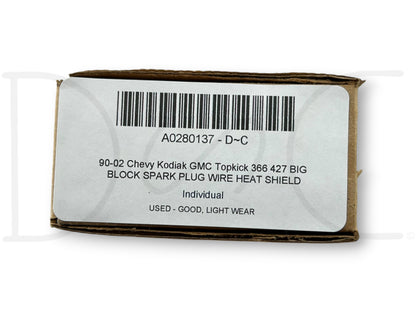 90-02 Chevy Kodiak GMC Topkick 366 427 Big Block Spark Plug Wire Heat Shield