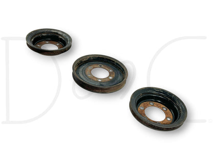 90-02 Chevy Kodiak Topkick 366 427 Crankshaft Pulley Set Multi-Rib & V Pulleys
