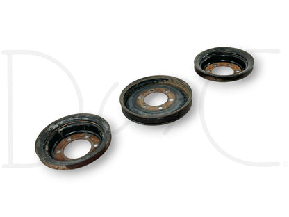 90-02 Chevy Kodiak Topkick 366 427 Crankshaft Pulley Set Multi-Rib & V Pulleys