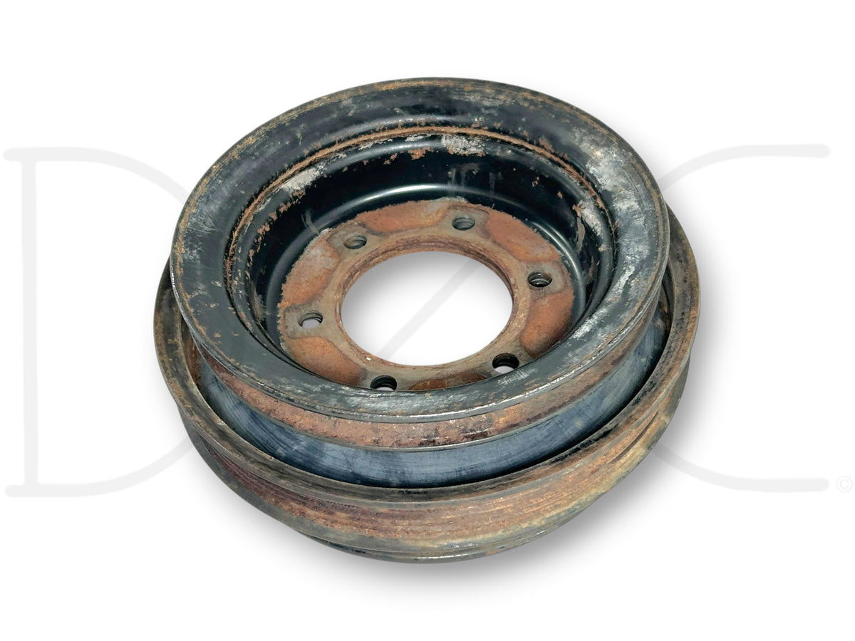 90-02 Chevy Kodiak Topkick 366 427 Crankshaft Pulley Set Multi-Rib & V Pulleys