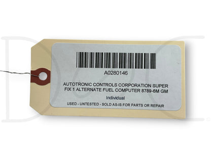 Autotronic Controls Corporation Super Fix 1 Alternate Fuel Computer 8789-6M GM