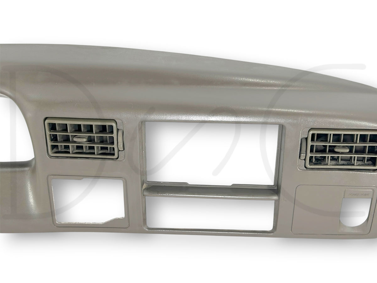 99-04 Ford F250 F350 Super Duty Dash Bezel Radio Cluster Trim Panel Tan OE