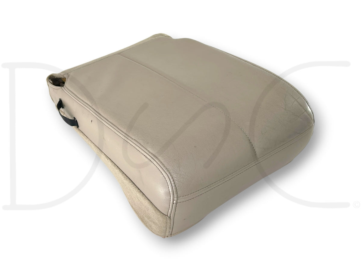 00-07 Ford F250 F350 Jump Seat Center Console Lower Bottom Cushion Tan Leather
