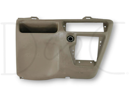 99-04 Ford F250 F350 Center Lower Dash Bezel Pocket Tan F81X-2504302-Ae *Blem*