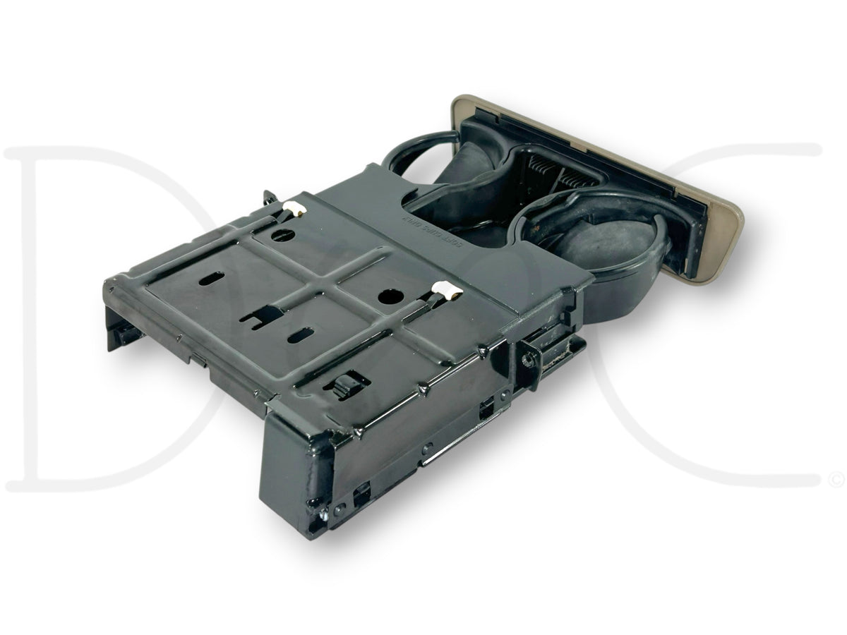 99-04 Ford F250 F350 Dash Cupholder Pull Out Assembly Tan OE