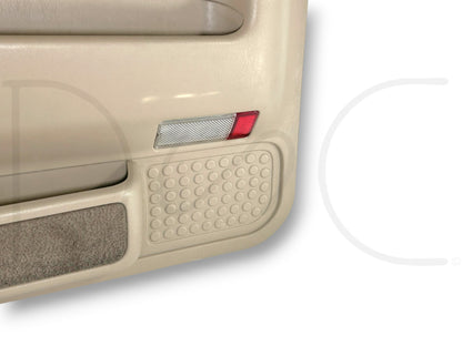 99-04 Ford F250 F350 Lariat RH Right Passenger Front Door Panel Power Tan OE