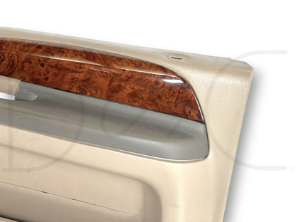 99-04 Ford F250 F350 Lariat RH Right Passenger Front Door Panel Power Tan OE