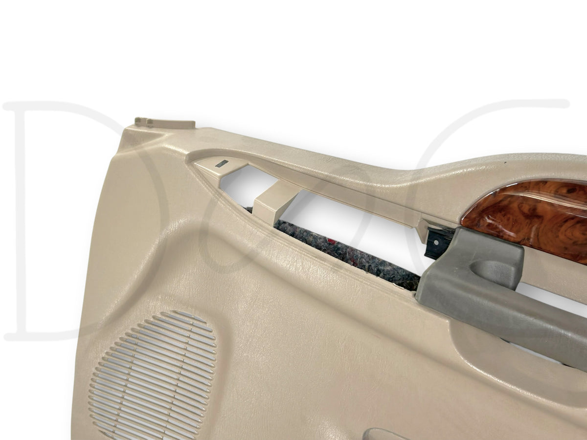 99-04 Ford F250 F350 Lariat RH Right Passenger Front Door Panel Power Tan OE