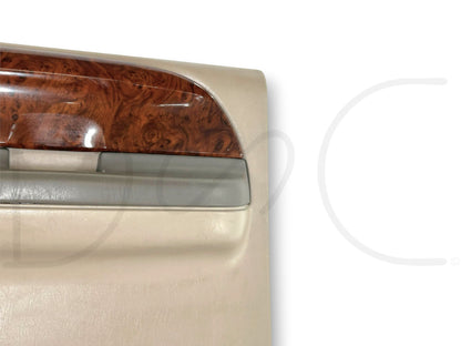 99-04 Ford F250 F350 Lariat RH Right Passenger Rear Door Panel Tan Wood Grain