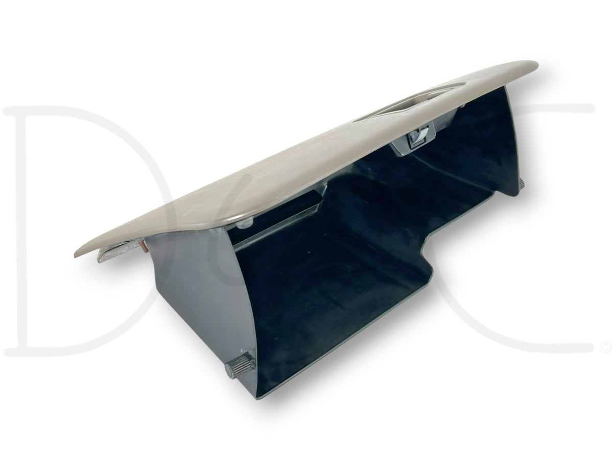 99-02 Ford F250 F350 Dash Glove Box Storage Bin Compartment Tan OE