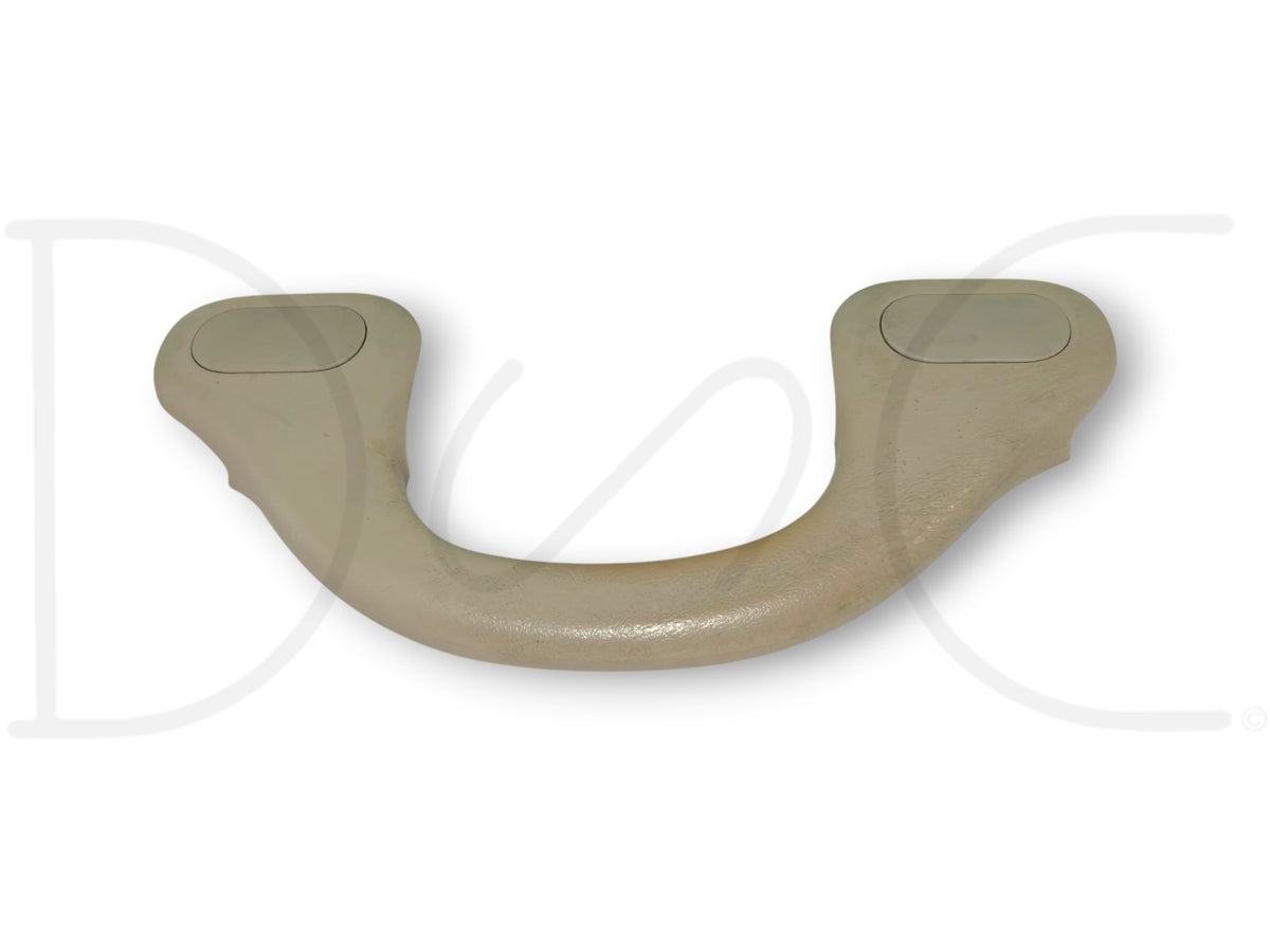 99-02 Ford F250 F350 RH Right Passenger A Pillar Grab Handle Tan OE
