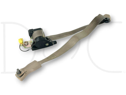 01-04 Ford F250 F350 LH Left Driver Front Seat Belt Seatbelt Tan OE *Blem*