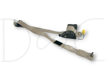 01-04 Ford F250 F350 RH Right Passenger Front Seat Belt Seatbelt Tan OE