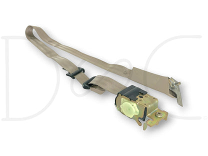 99-04 Ford F250 F350 RH Right Passenger Rear Seat Belt Seatbelt Tan OE