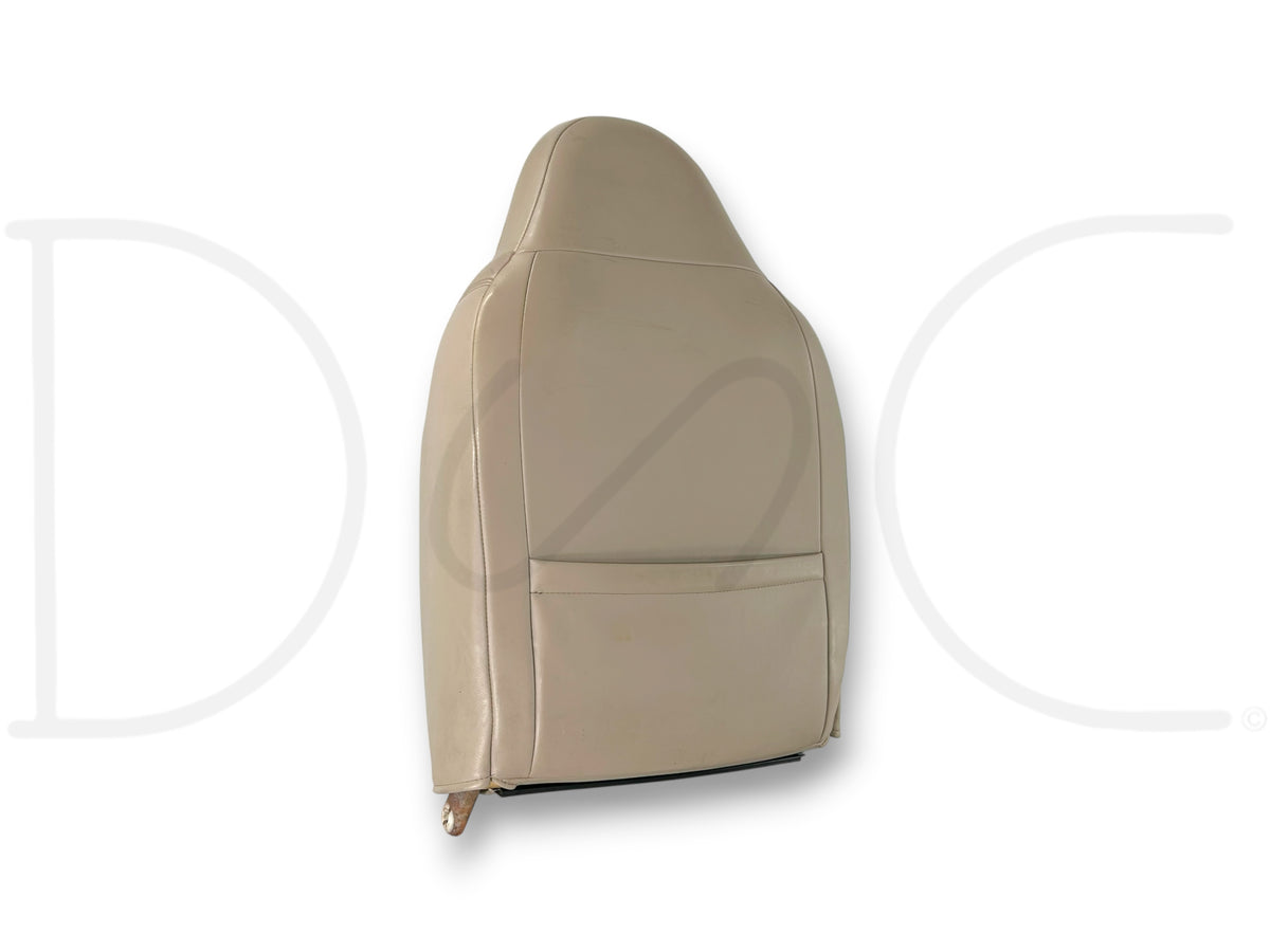 99-04 Ford F250 F350 Lariat RH Right Passenger Seat Back Cushion Tan Leather