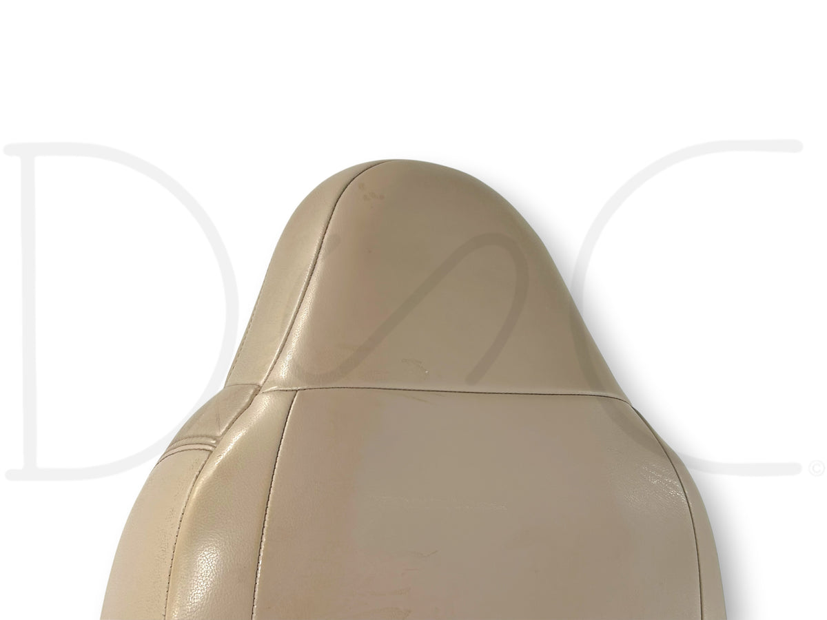 99-04 Ford F250 F350 Lariat RH Right Passenger Seat Back Cushion Tan Leather