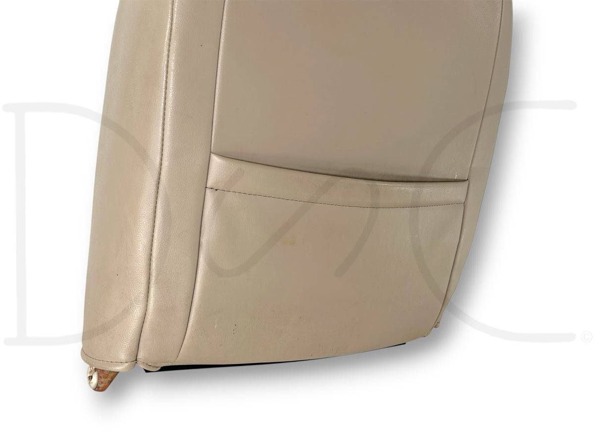 99-04 Ford F250 F350 Lariat RH Right Passenger Seat Back Cushion Tan Leather