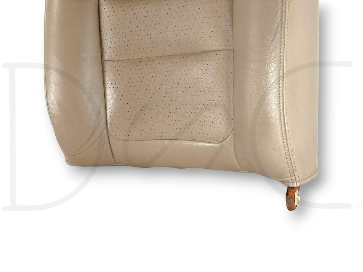99-04 Ford F250 F350 Lariat RH Right Passenger Seat Back Cushion Tan Leather
