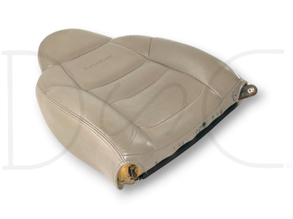 99-04 Ford F250 F350 Lariat RH Right Passenger Seat Back Cushion Tan Leather