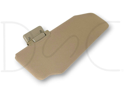 99-01 Ford F250 F350 RH Right Passenger Dual Secondary Sun Visor Tan OEM *Blem*