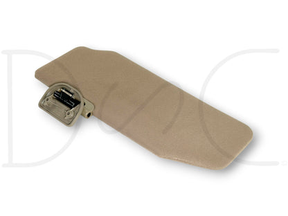 99-01 Ford F250 F350 RH Right Passenger Dual Secondary Sun Visor Tan OEM *Blem*