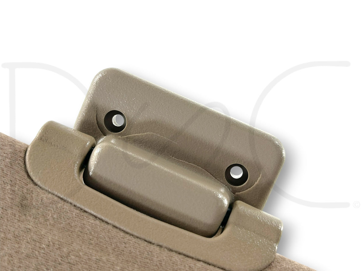 99-01 Ford F250 F350 RH Right Passenger Dual Secondary Sun Visor Tan OEM *Blem*