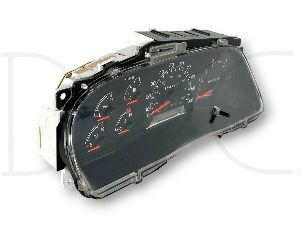 99-01 Ford F250 F350 7.3 7.3L Diesel A/T Instrument Gauge Cluster Xc3F-10849-Ce