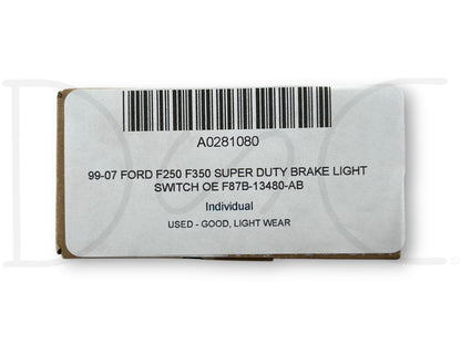 99-07 Ford F250 F350 Super Duty Brake Light Switch OE F87B-13480-AB