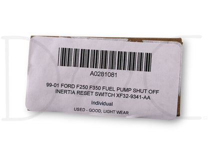 99-01 Ford F250 F350 Fuel Pump Shut Off Inertia Reset Switch Xf32-9341-Aa