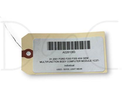 01 2001 Ford F250 F350 4X4 GEM Multifunction Body Computer Module 1C3T-14B205-Ec