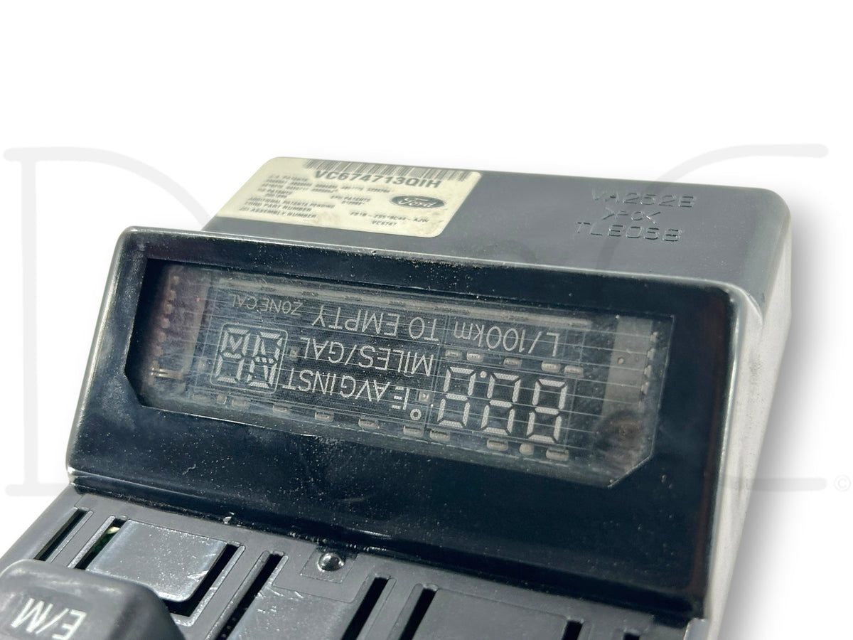 99-01 Ford F250 F350 Overhead Console Compass Trip Computer *For Rebuild*