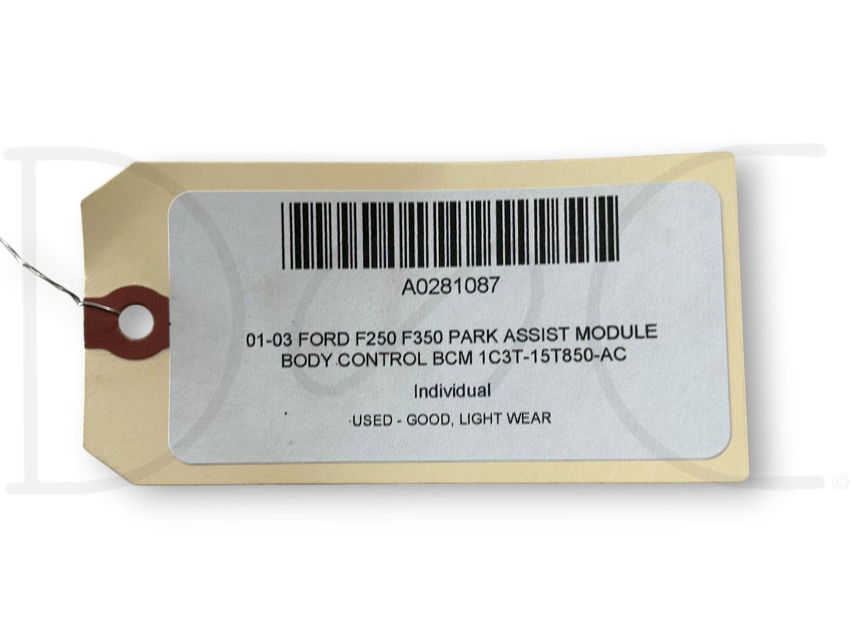 01-03 Ford F250 F350 Park Assist Module Body Control BCM 1C3T-15T850-AC