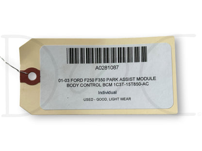 01-03 Ford F250 F350 Park Assist Module Body Control BCM 1C3T-15T850-AC