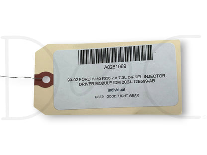 99-02 Ford F250 F350 7.3 7.3L Diesel Injector Driver Module IDM 2C24-12B599-AB