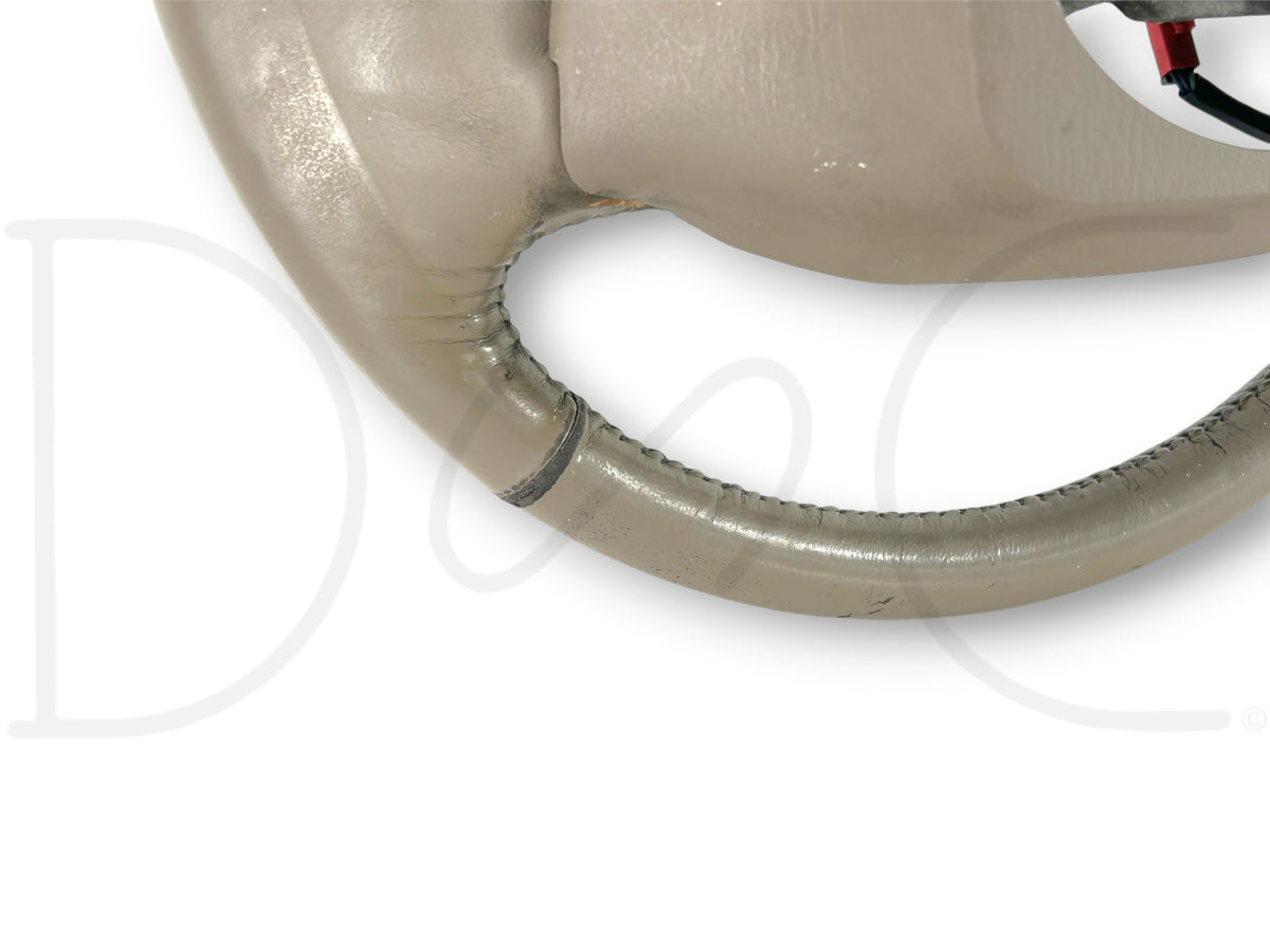 99-02 Ford F250 F350 Steering Wheel OE Tan Leather 1L3A-3F563-BAw *Blem*
