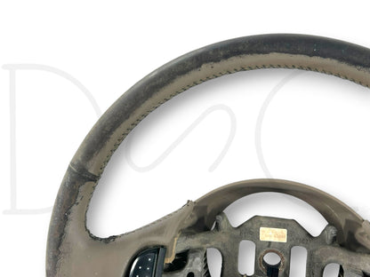 99-02 Ford F250 F350 Steering Wheel OE Tan Leather 1L3A-3F563-BAw *Blem*