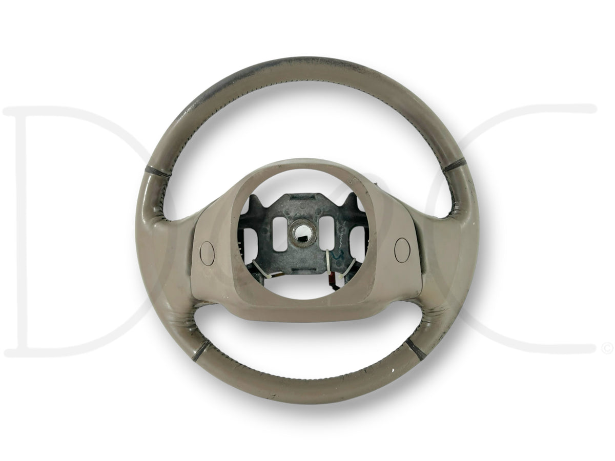 99-02 Ford F250 F350 Steering Wheel OE Tan Leather 1L3A-3F563-BAw *Blem*