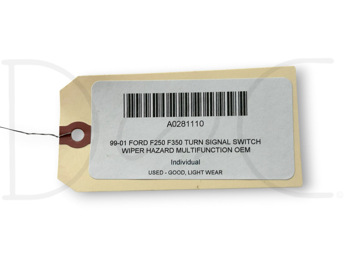 99-01 Ford F250 F350 Turn Signal Switch Wiper Hazard Multifunction OEM